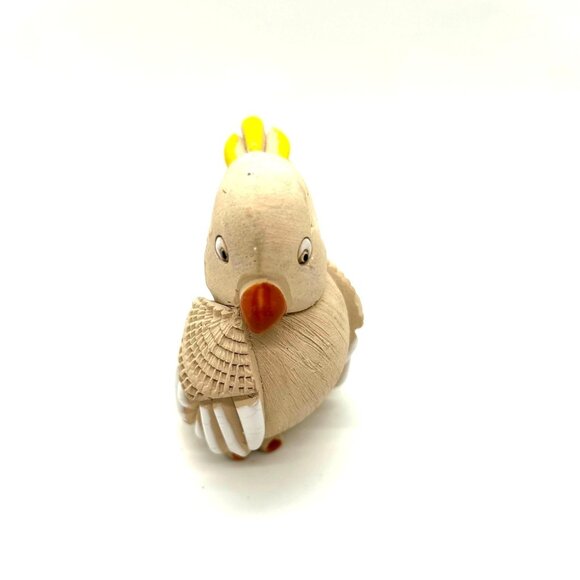 Artesania Rinconada Ceramic Cockatoo Figurine Hand-Painted Collectible Decor - Picture 6 of 11